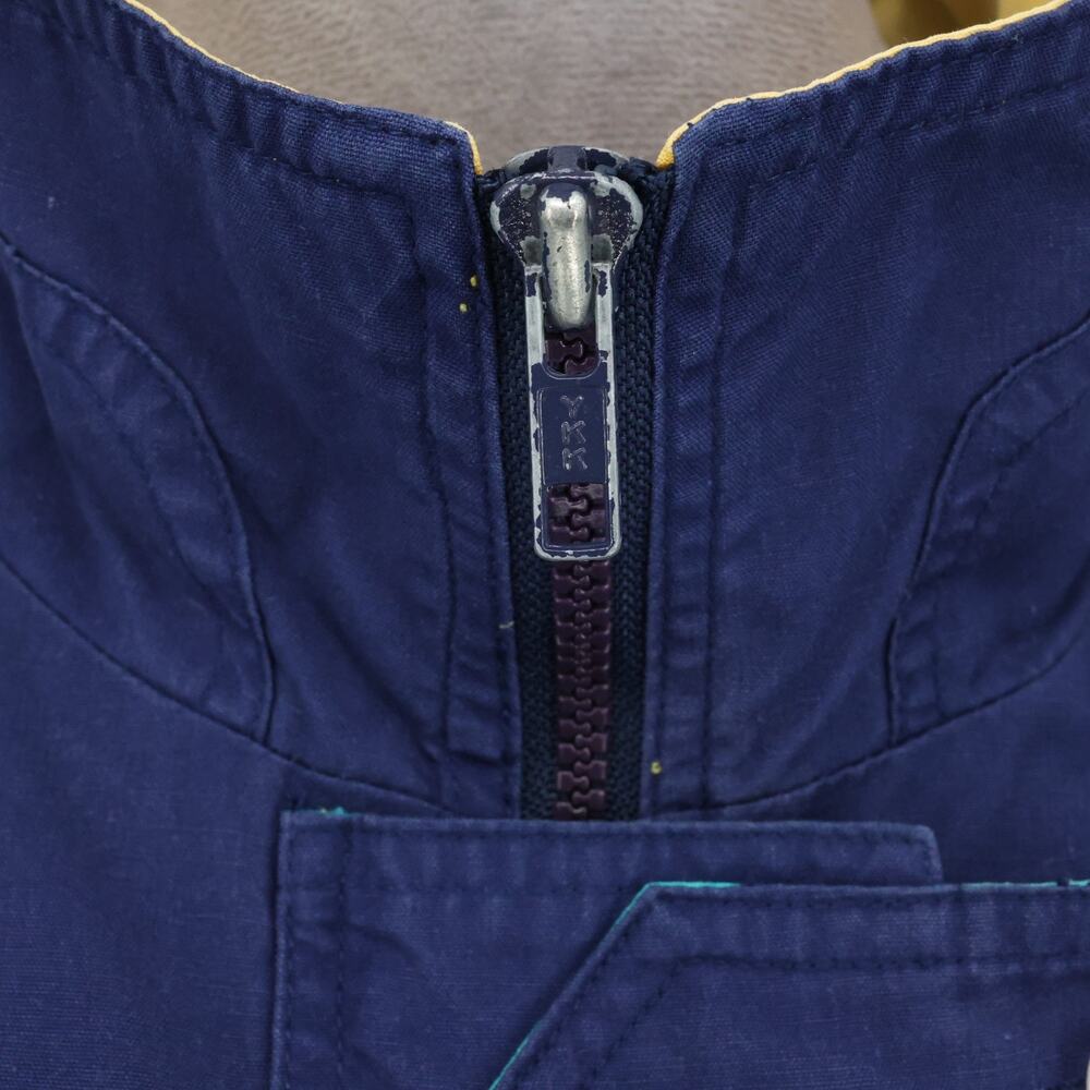 Braefair Sport Jacket Womens Medium Blue Full Zip Snaps Pockets Lined Vintage - Picture 14 of 16